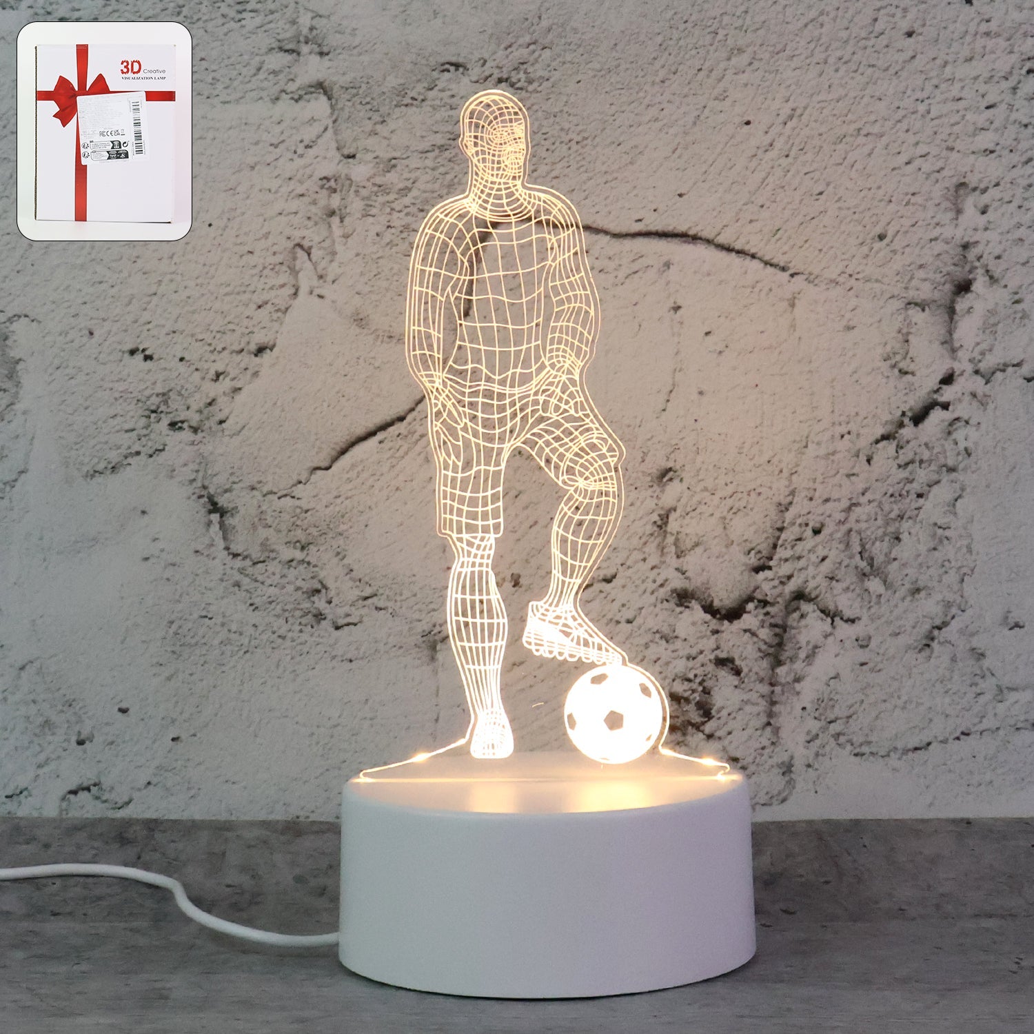 3D Illusion LED Night Lamp with Gaming Controller Design 3D Illusion LED Night Lamp with Gaming Controller Design